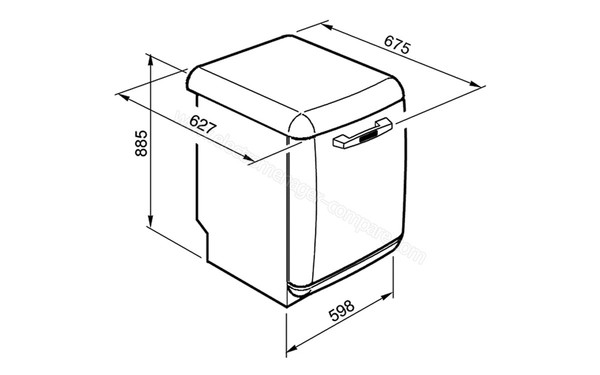 SMEG BLV2P-1 - Sch&eacute;ma technique