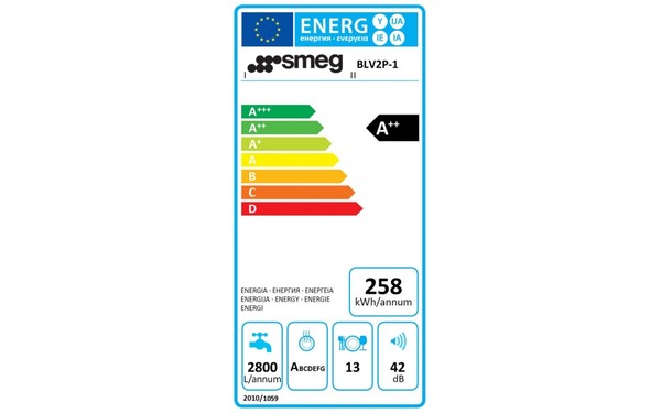 SMEG BLV2P-1 - &Eacute;tiquette &eacute;nergie