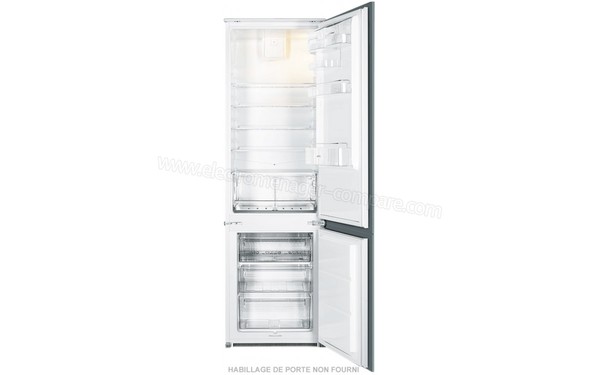 SMEG C3180FP - Vue de l'int&eacute;rieur avec &eacute;clairage