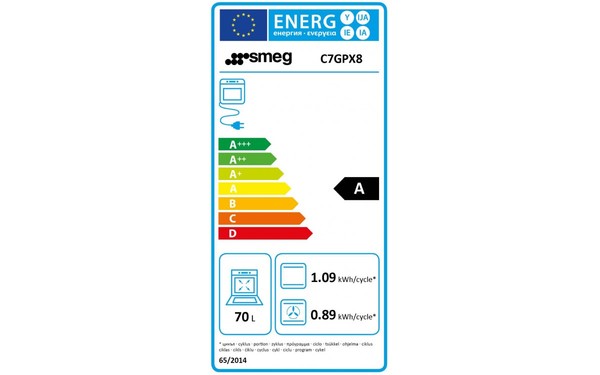 SMEG C7GPX8 - &Eacute;tiquette &eacute;nergie