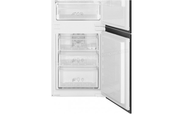 SMEG C8174TN2P - Vue de l'int&eacute;rieur partie cong&eacute;lateur