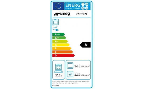 SMEG C9CTXI9 - &Eacute;tiquette &eacute;nergie