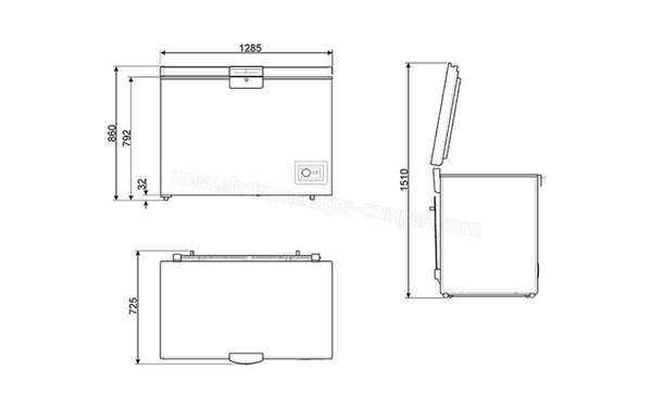SMEG CO302 - Sch&eacute;ma technique