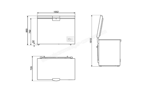 SMEG CO402 - Sch&eacute;ma technique