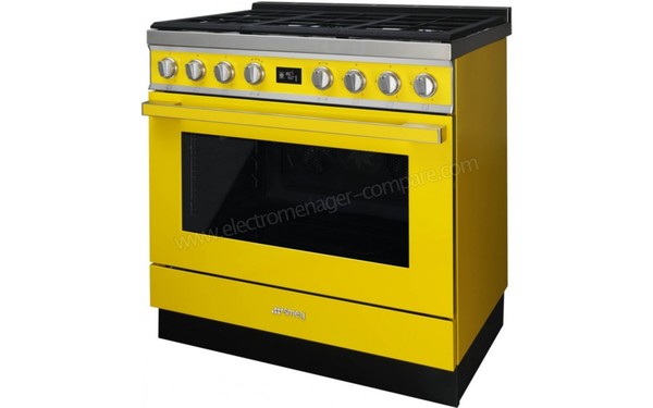SMEG CPF9GMYW - Vue 3/4 droite (cr&eacute;dit : Boulanger)
