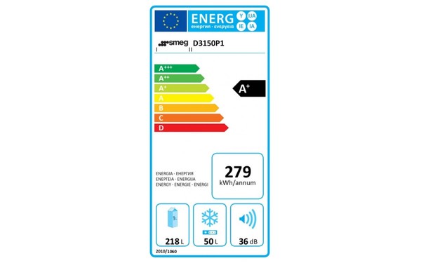 SMEG D3150P1 - &Eacute;tiquette &eacute;nergie