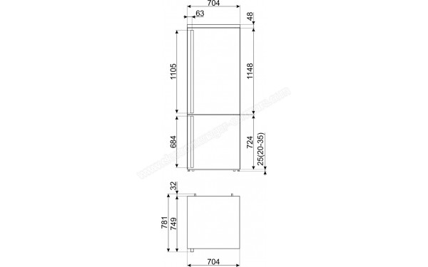 SMEG FA490RWH - Sch&eacute;ma technique