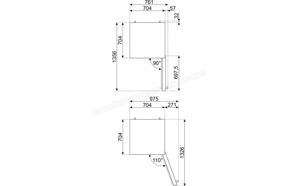 SMEG FA490RWH - Sch&eacute;ma technique