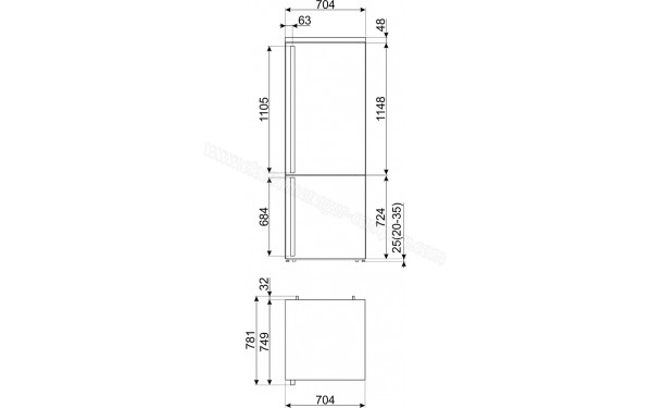SMEG FA490RX - Sch&eacute;ma technique