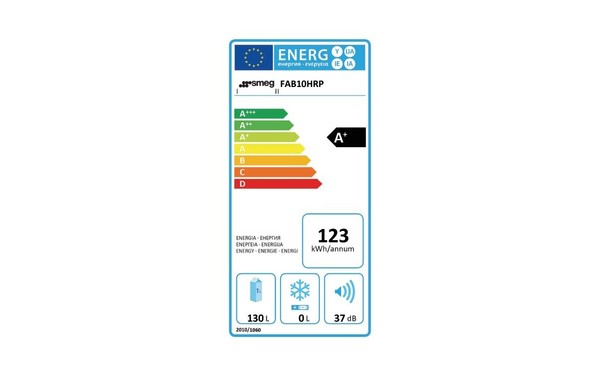 SMEG FAB10HRP - &Eacute;tiquette &eacute;nergie