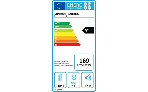 SMEG FAB10LO - &Eacute;tiquette &eacute;nergie