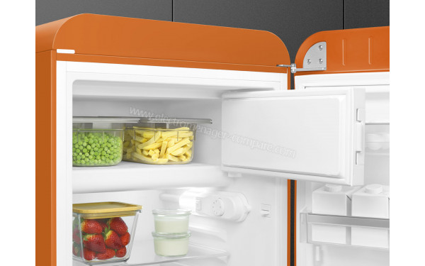 SMEG FAB10ROR5 - Vue de l'int&eacute;rieur partie cong&eacute;lateur