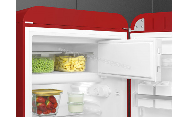 SMEG FAB10RRD5 - Vue de l'int&eacute;rieur partie cong&eacute;lateur