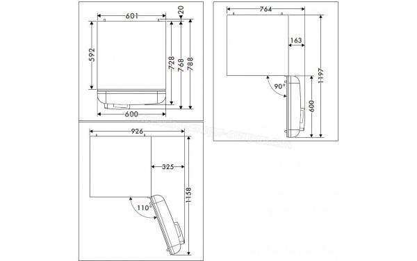 SMEG FAB28LBL5 - Sch&eacute;ma technique