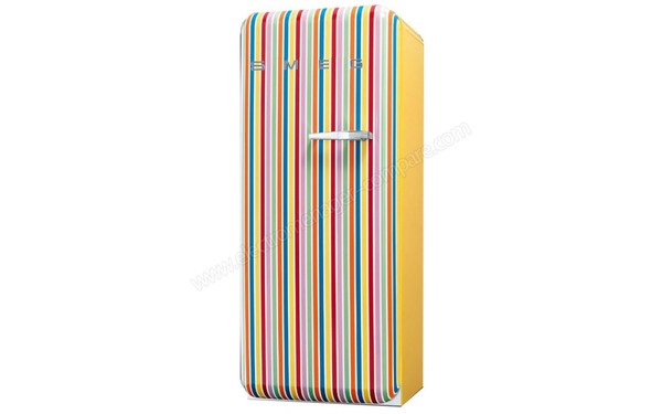 SMEG FAB28LCS1 - Vue 3/4 droite