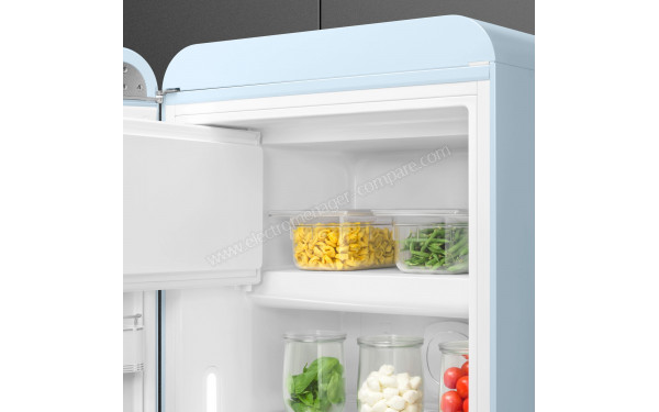 SMEG FAB28LPB6 - Vue de l'int&eacute;rieur partie cong&eacute;lateur