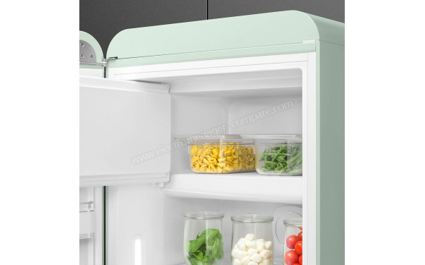 SMEG FAB28LPG6 - Vue de l'int&eacute;rieur partie cong&eacute;lateur