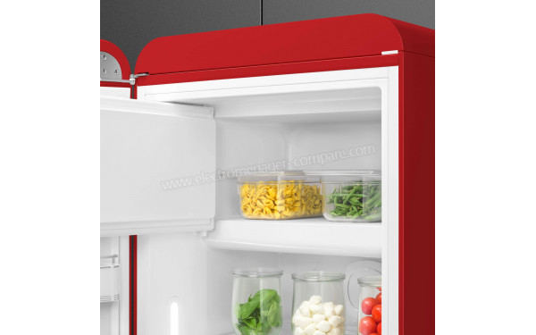 SMEG FAB28LRD6 - Vue de l'int&eacute;rieur partie cong&eacute;lateur