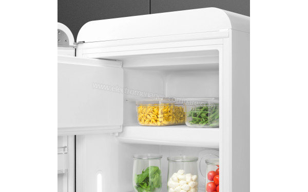 SMEG FAB28LWH6 - Vue de l'int&eacute;rieur partie cong&eacute;lateur
