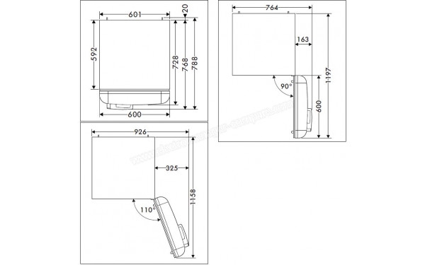 SMEG FAB28LYW5 - Sch&eacute;ma technique