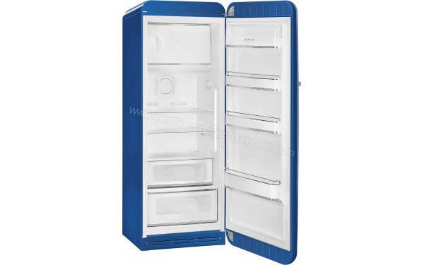 SMEG FAB28RBE5 - Vue de l'int&eacute;rieur 3/4 gauche