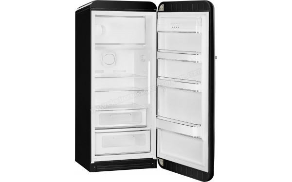 SMEG FAB28RBL5 - Vue de l'int&eacute;rieur 3/4 gauche