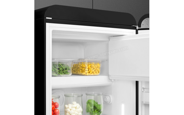 SMEG FAB28RBL6 - Vue de l'int&eacute;rieur partie cong&eacute;lateur