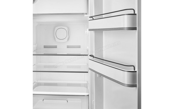 SMEG FAB28RDP9176 - Vue de l'int&eacute;rieur partie r&eacute;frig&eacute;rateur