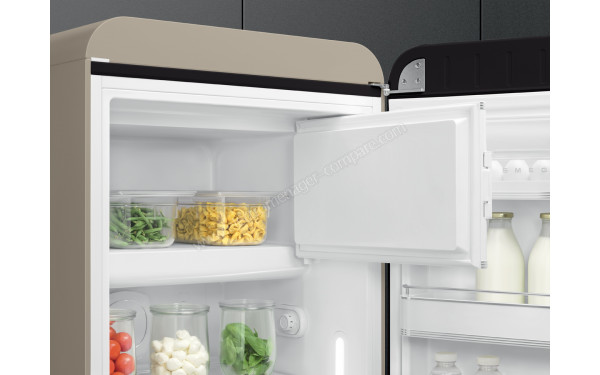 SMEG FAB28RMLM6 - Vue de l'int&eacute;rieur partie cong&eacute;lateur
