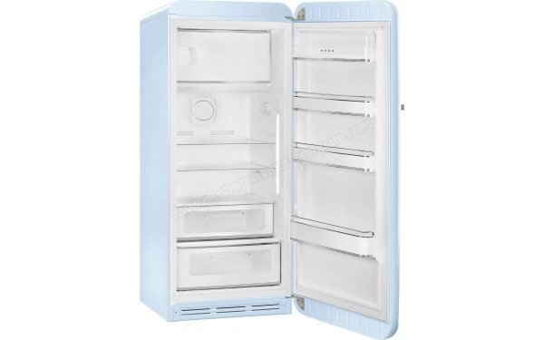 SMEG FAB28RPB5 - Vue de l'int&eacute;rieur 3/4 gauche