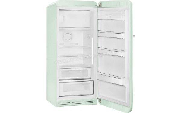 SMEG FAB28RPG5 - Vue de l'int&eacute;rieur 3/4 gauche