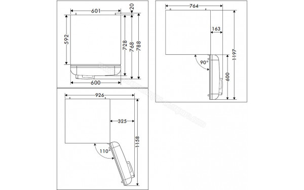 SMEG FAB28RRD5 - Sch&eacute;ma technique