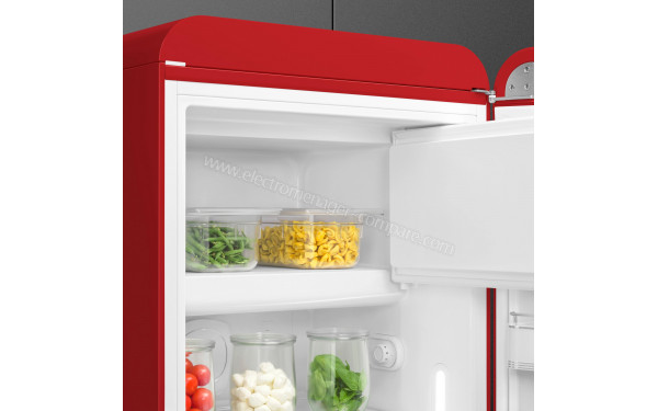 SMEG FAB28RRD6 - Vue de l'int&eacute;rieur partie cong&eacute;lateur