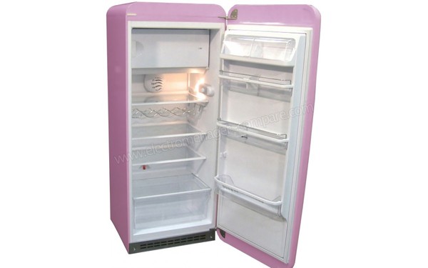 SMEG FAB28RRO - Vue de l'int&eacute;rieur