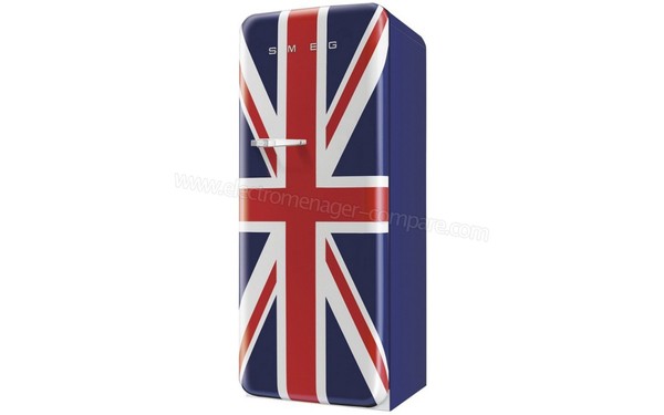 SMEG FAB28RUJ1 - Vue 3/4 droite