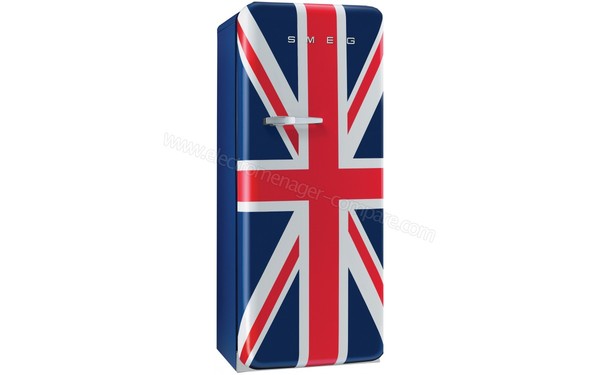 SMEG FAB28RUJ - Vue 3/4 gauche