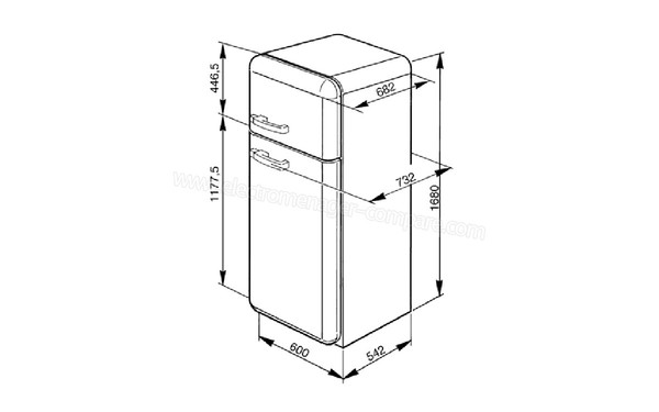 SMEG FAB30AZS7 - Sch&eacute;ma technique