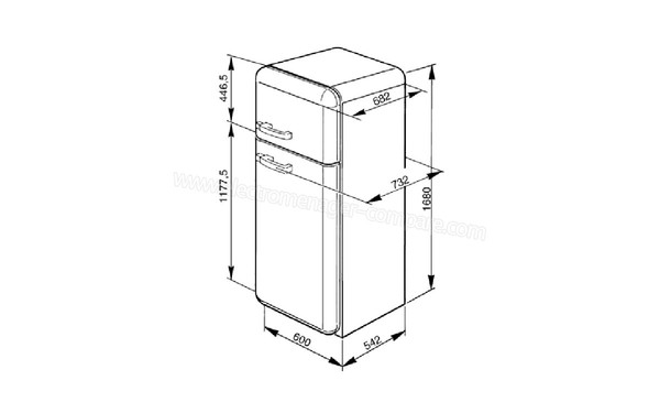 SMEG FAB30BL7 - Sch&eacute;ma technique