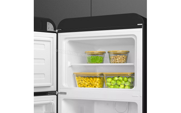 SMEG FAB30LBL6 - Vue de l'int&eacute;rieur partie cong&eacute;lateur