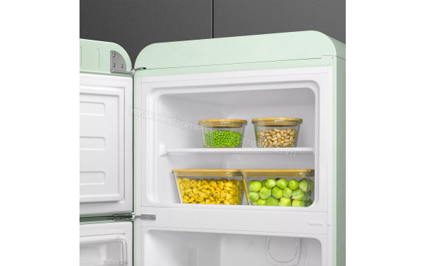 SMEG FAB30LPG6 - Vue de l'int&eacute;rieur partie cong&eacute;lateur