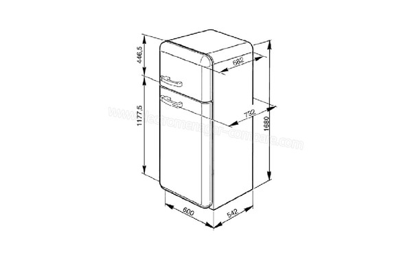 SMEG FAB30PS7 - Sch&eacute;ma technique
