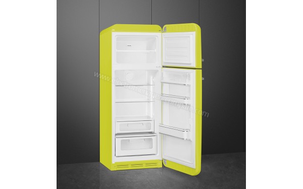 SMEG FAB30RLI3 - Vue de l'int&eacute;rieur 3/4 gauche