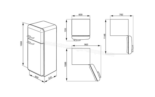 SMEG FAB30RP1 - Schemas technique