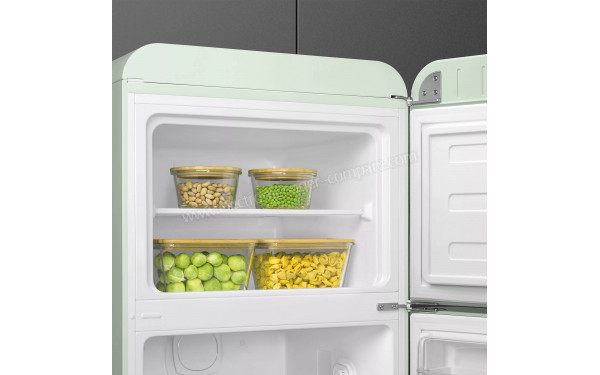 SMEG FAB30RPG6 - Vue de l'int&eacute;rieur partie cong&eacute;lateur