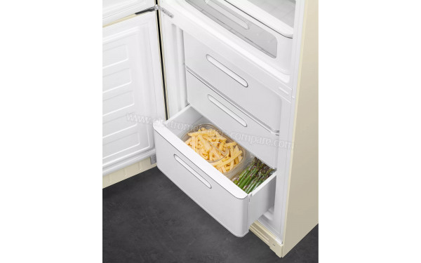 SMEG FAB32LCR6 - Tiroirs partie cong&eacute;lateur