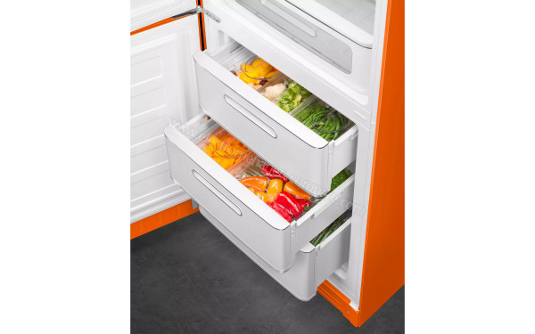 SMEG FAB32LOR6 - Tiroirs partie cong&eacute;lateur