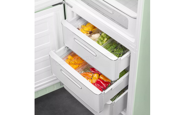 SMEG FAB32LPG6 - Tiroirs partie cong&eacute;lateur