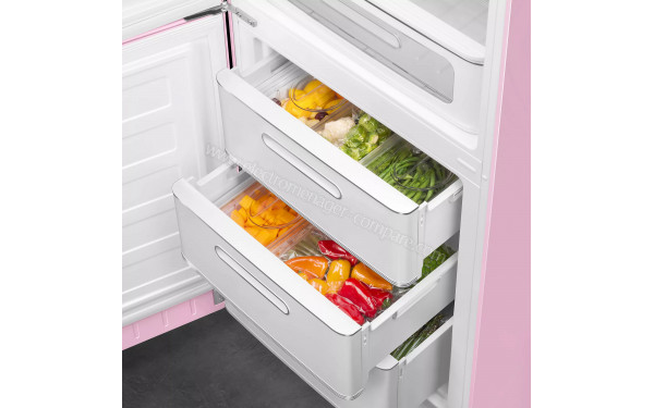 SMEG FAB32LPK6 - Tiroirs partie cong&eacute;lateur