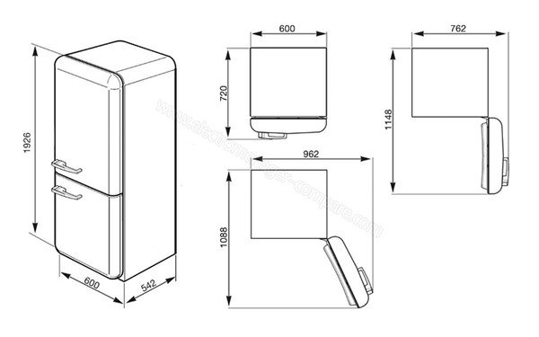 SMEG FAB32LR1 - sch&eacute;ma tehnique