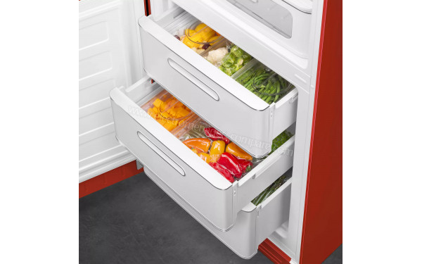 SMEG FAB32LRD6 - Tiroirs partie cong&eacute;lateur